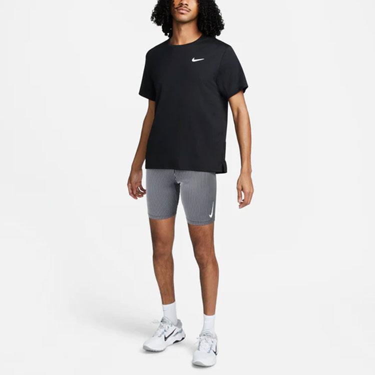 Nike Однотонные облегающие спортивные шорты с завязками на шнурке, мужские шорты цвета железа и серого DM4622-015