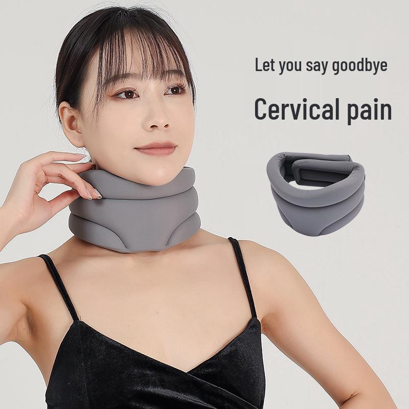 Adjustable Nylon Neck Brace: Corrects Forward Head Posture, Provides Support, and Is Washable