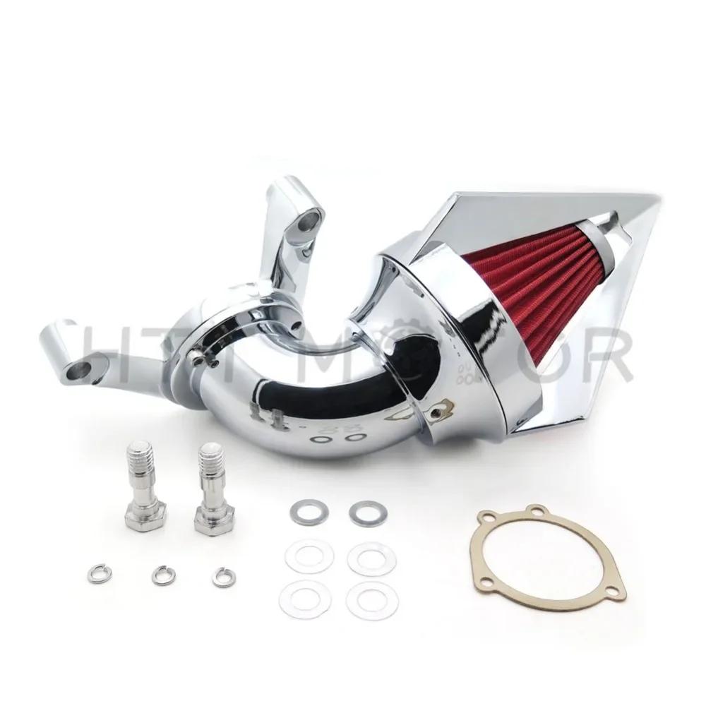 Motorcycle Cone Spike Air Cleaner Intake for Harley Davidson CV Carburetor Delphi V-Twin