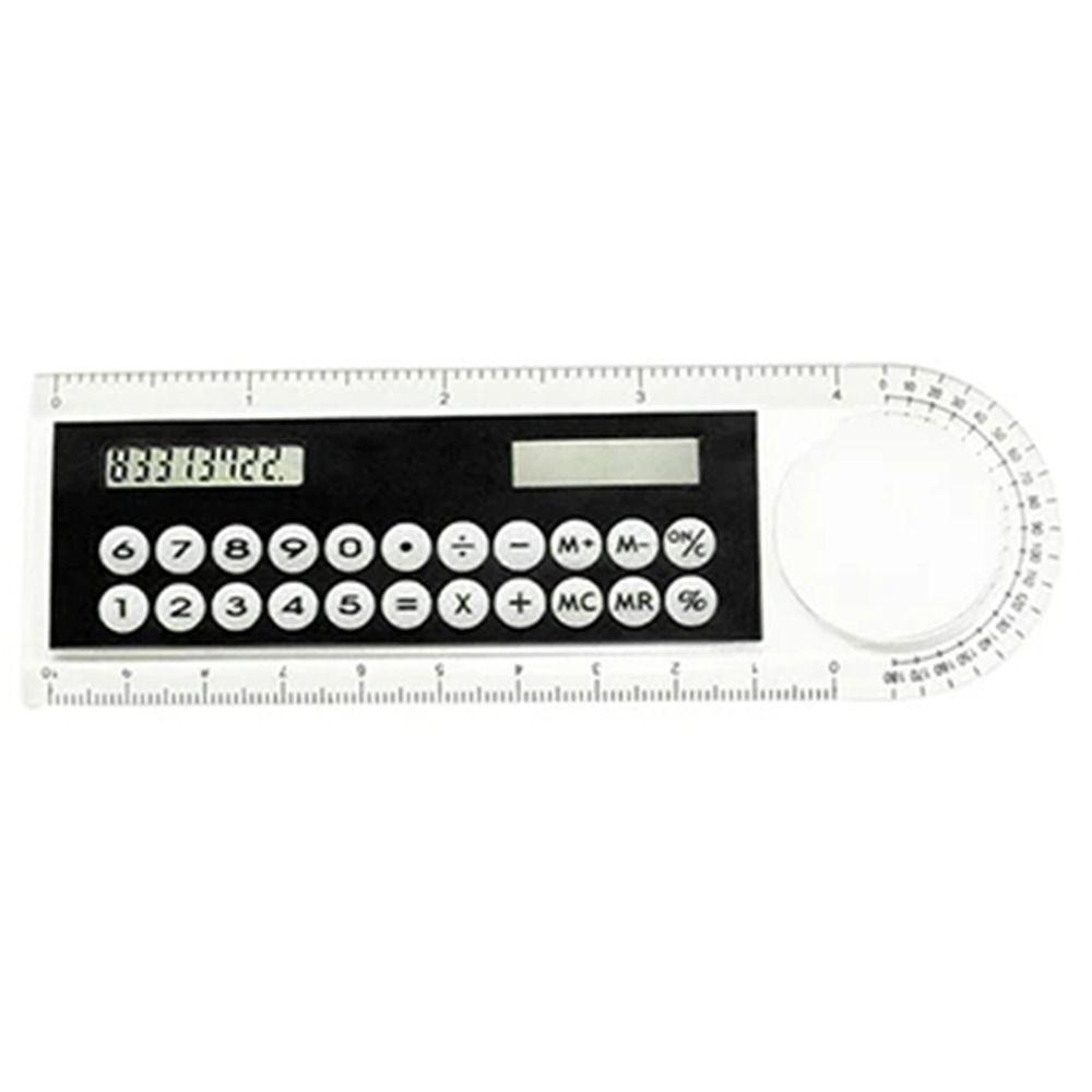 Colorful Childrens Tool Portable Digital Caliper Calculator Ruler Office Stationery Solar Energy Calculator