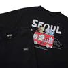 Официальная футболка с коротким рукавом BT21 SEOUL EDITION 2-й серии (Черно-белый) - Премиальная уличная одежда K-Heritage
