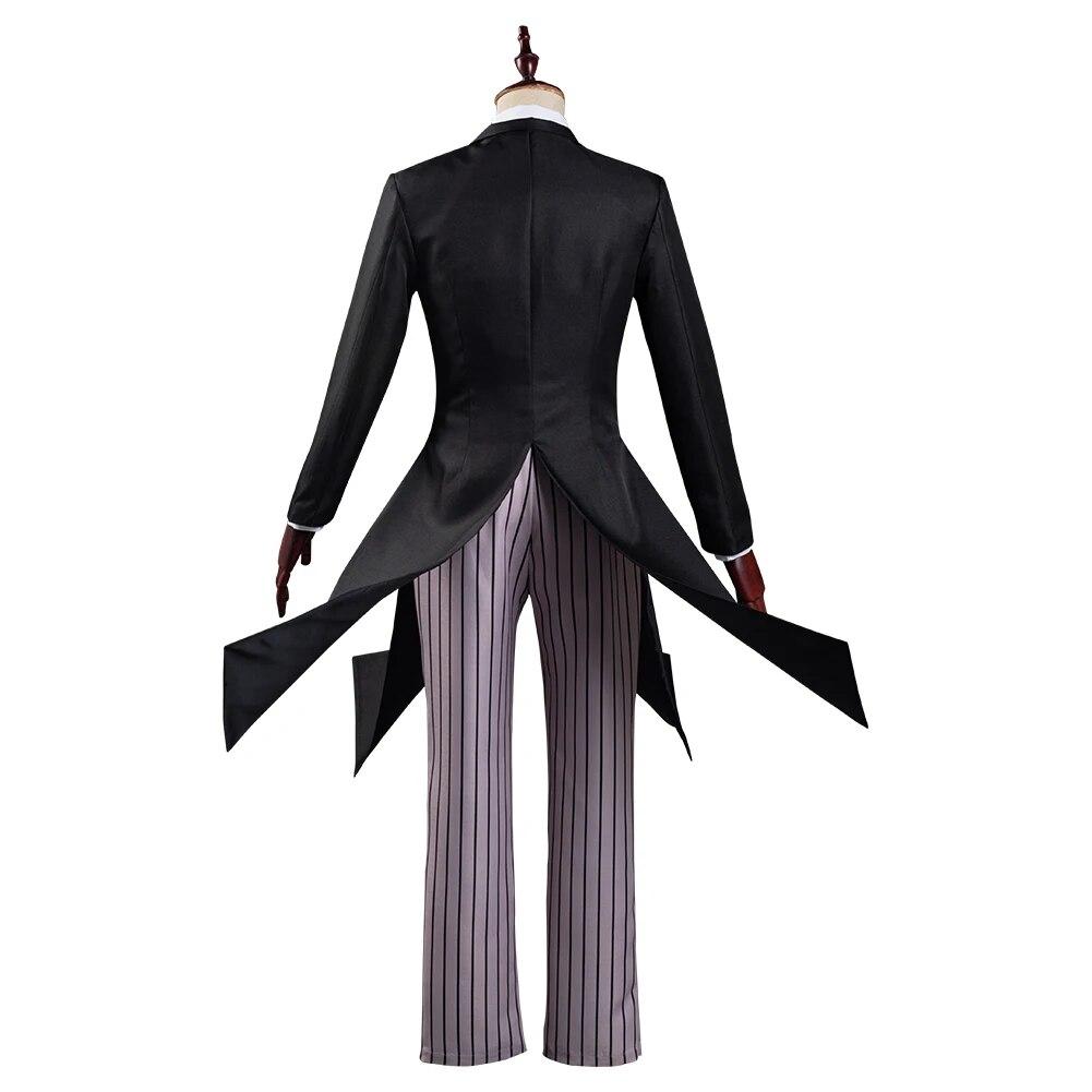Аниме Demon Slayer Косплей Kimetsu no Yaiba Enmu костюм черная униформа костюм на Хэллоуин карнавальные наряды