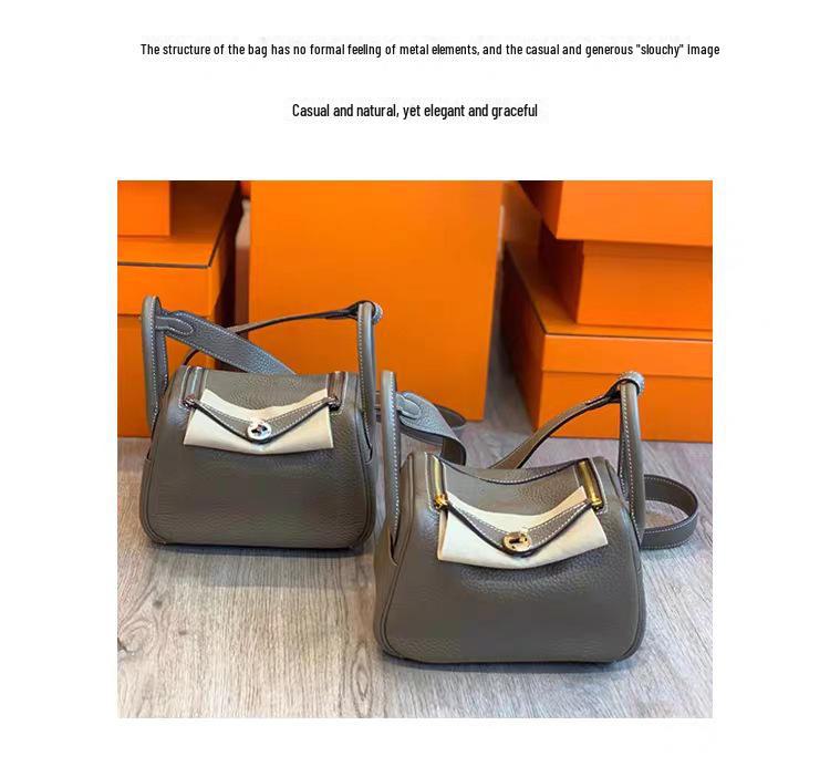 Мини-сумка Lindy 2025: Женская сумка через плечо и через плечо из коровьей кожи First Layer Lychee