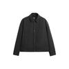 Ss24 Year Of The Dragon Limited Edition Solid Color Single-Breasted Lapel Long Sleeve Cotton Coat Men Coats Black 5320415-800