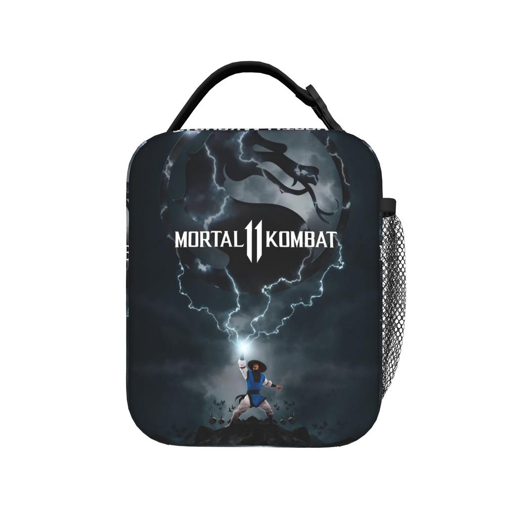 Mortal Kombat II Moive 2026 Insulated Lunch Bag For School Office Storage Food Boxes Portable Cooler Thermal Lunch Box