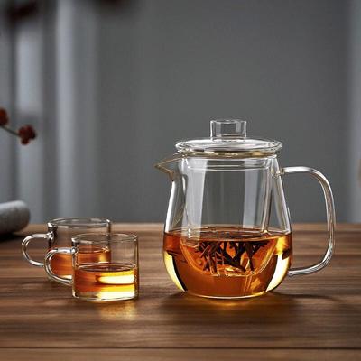 Термостойкий стеклянный чайник YIHUTEA, набор