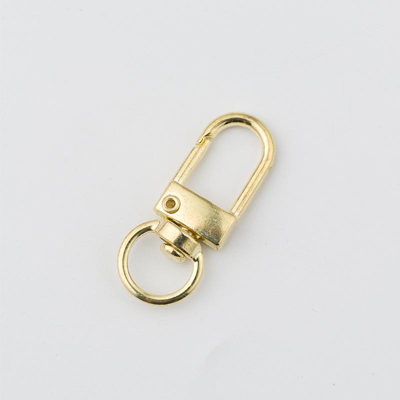 Colored Spray Paint Zinc Alloy Keychain Spring Clasp & Dog Buckle Jewelry Accessories