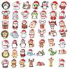 50 Pcs/Set 2025 Christmas Stickers Planner Decoration Diy Scrapbooking Cute Stick Label Journal Sticker Kawaii Stationery