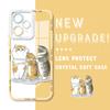 Shockproof Cartoon Astronaut Crystal Case Full Cover Camera Protection Transparent Soft Phone Casing for Xiaomi Redmi
