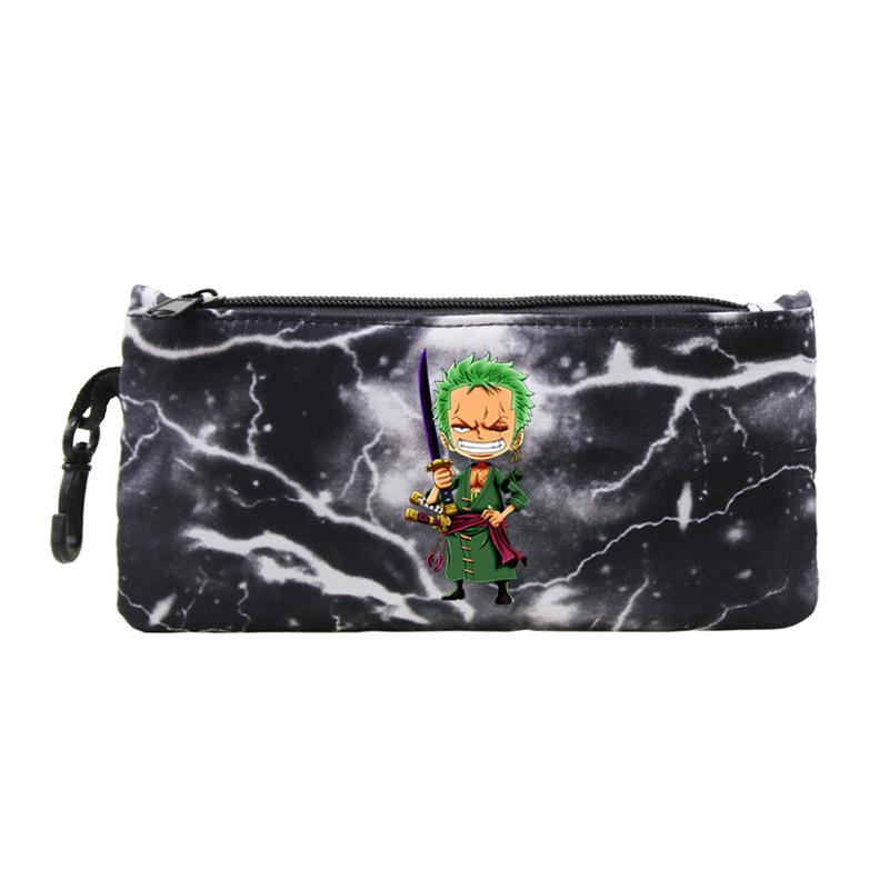 Riman Animation Peripheral Printing Pencil Case, Primary And Secondary School Students Stationery Zipper Pencil Case