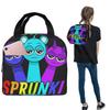 Все мои игрушки Sprunki Игра Термосумка для ланча для женщин и детей Портативные контейнеры для еды Термоланч-бокс Сумка-тоут