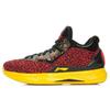 Баскетбольные кроссовки Li Ning WOW 4 Унисекс Средняя посадка Красный/Черный/Желтый ABAL037-21