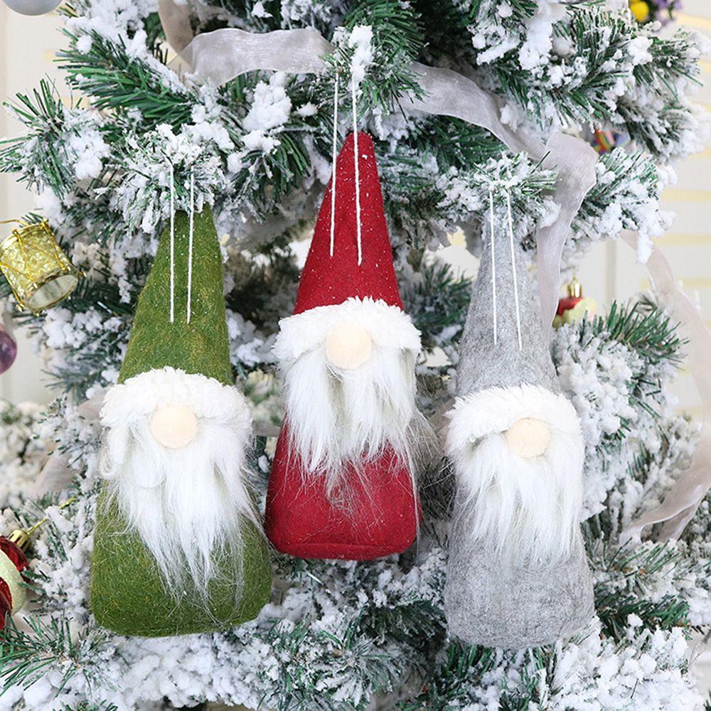 Decoration Hanging Pendants Xmas Tree Embellishment Christmas Dolls Faceless Dwarf Stuffed Toys
