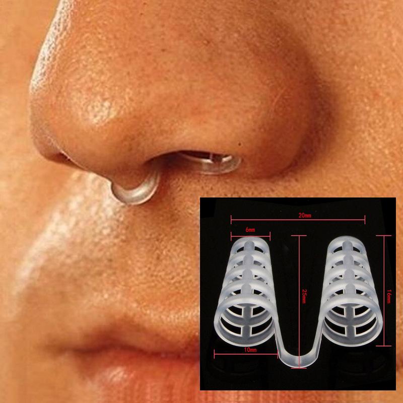 Silicone Mini Stopper Anti-Snoring Sleep Stopper Nasal Clips Stopper Night Sleep Tool