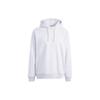 Adidas Long Hoodie Solid Color Logo Loose Fit Sweatshirt Men Hoodies Light-Gray IS7488