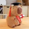 Stuffed Capybara Graduation Toy Commemorative Plush Doll Gift For Exams Students