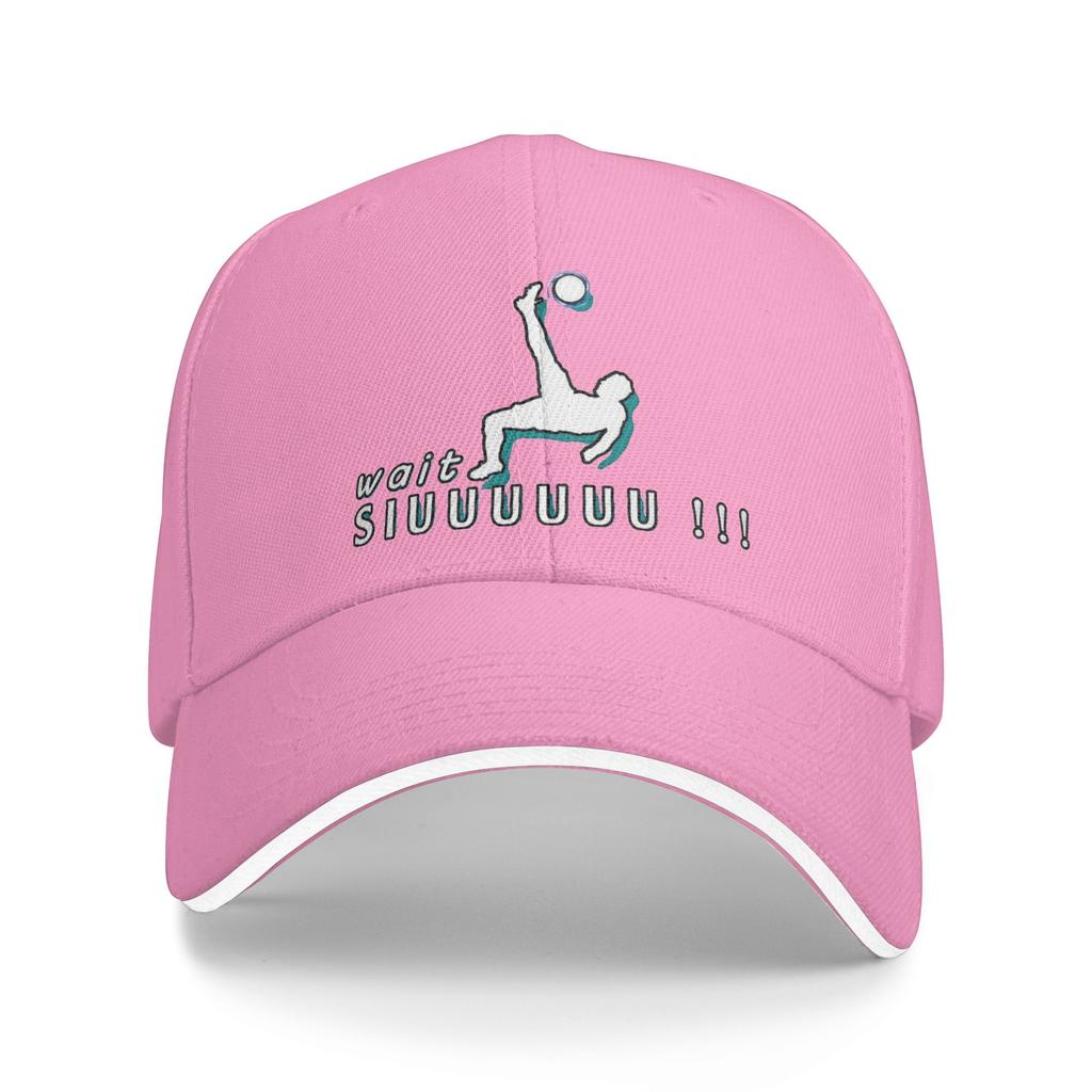 Wait Siuuu CR Goal Cristiano Unisex Baseball Cap New Outdoor Cap Hip Hop Sports Hats Autumn Trucker Hat