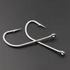 200Pcs Strong Carbon Steel Sharp Single Fish Fishing Hooks Bait Tackle Tool