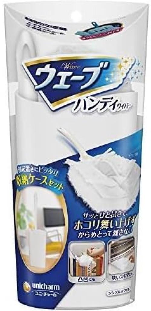 Покупка с хранением Wave Handy Wiper Запасные листы 8 листов x 2 Чехол для хранения Основной блок 1 лист Белый [Набор чехол] + [Инструменты для уборки] (синий)