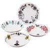 Yamaka Shoten MOOMIN Pasta Plates and Curry Plates Set of 4 Diameter Microwave and Dishwasher Safe Pasta Plates Moomin Goods Nordic Day Gift Tableware