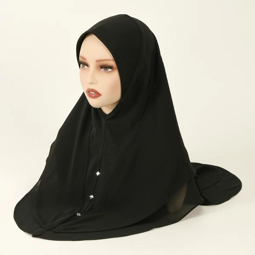 Milk Silk Muslim Headscarf Quick Dry Hijab Headwear Gifts Khimar Hijab Commuting