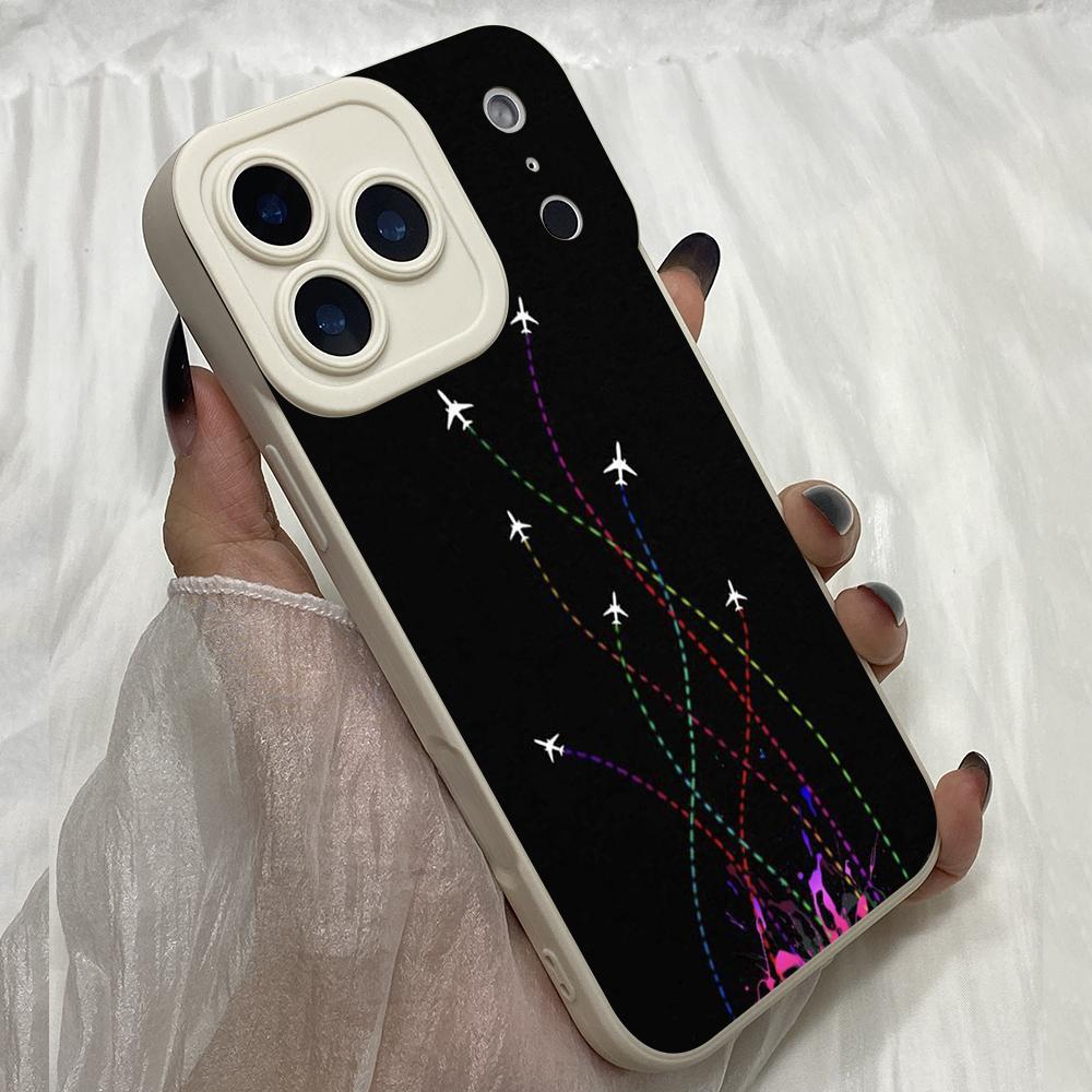 M261 Airplane route Angel Eyes Soft Phone Cases for iPhone Samsung Galaxy Xiaomi Rdemi Huawei Honor Infinix Realme OPPO Vivo All Model Pupil TPU Case