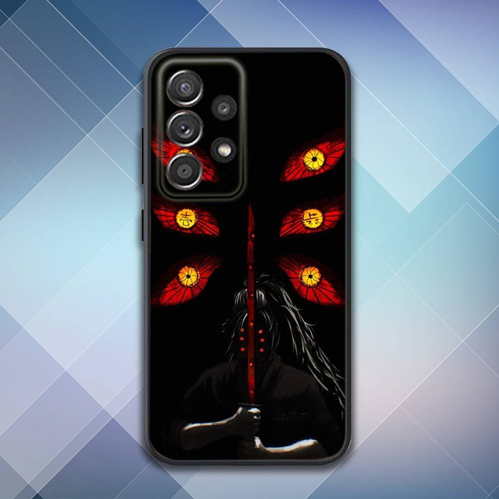 Demon K-Kokushibo Slayer Phone Case For Samsung S25,S24,S21,S22,S23,S30,Ultra,S20,Plus,Fe,Lite,Note,10,9,5G Black Cover