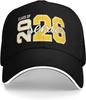 Class of 2026 Senior Graduation Baseball Cap Polyester Casual Adjustable Cap for Adults