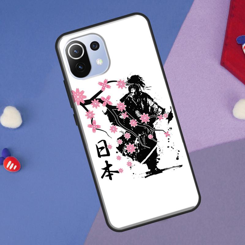 Чехол в японском стиле с изображением самурая для Xiaomi 14 Ultra 13 11T 12T 13T 14T Pro POCO X6 X7 Pro X3 X5 F3 F5 F6 M6 Pro