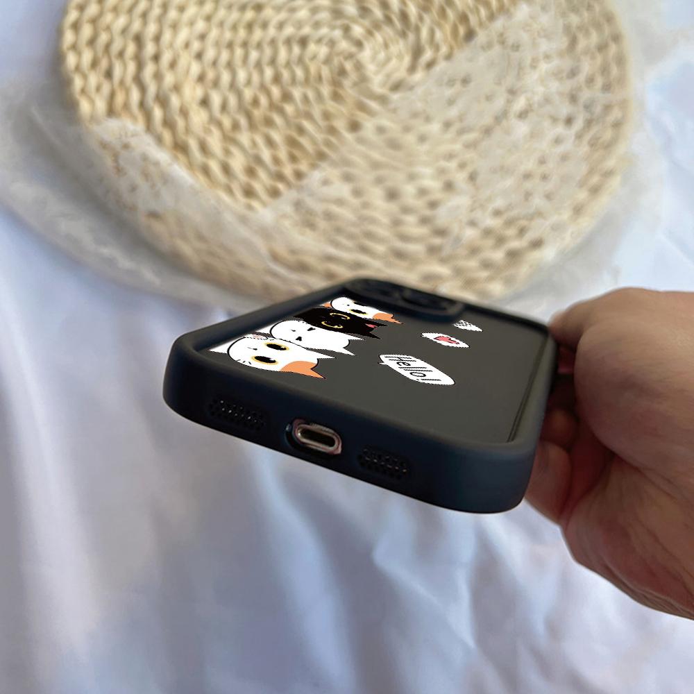 LZ9 мультяшный кот милый художественный дизайн силиконовый чехол для телефона Xiaomi 11 Lite 5G 14T Redmi 14C 13C A3 Note 12 11 9 10 13 Pro Plus противоударный задний чехол