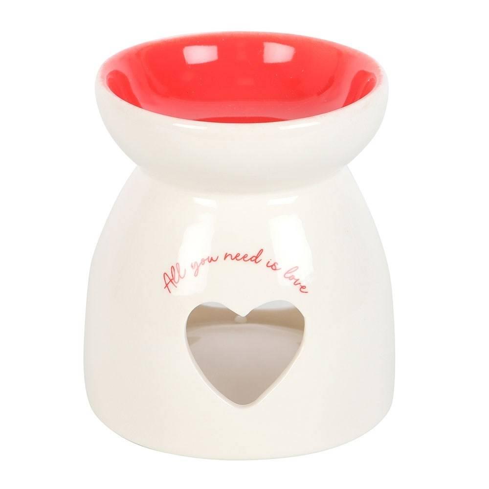 Something Different All You Need Is Love Heart Oil Burner