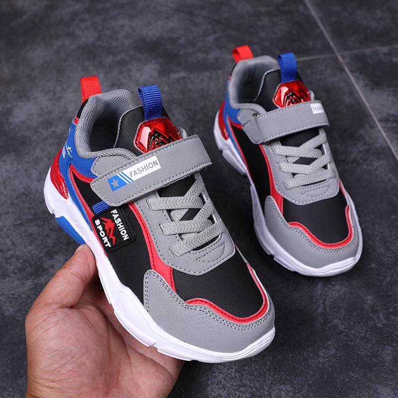 Детская обувь; модная кожаная детская обувь; мягкие нескользящие кроссовки для детей; спортивная обувь для мальчиков и девочек.