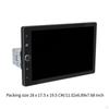 Single Din 10.4inch Touch Screen Car Stereo Radio Simple Installation Detachable Spare Parts