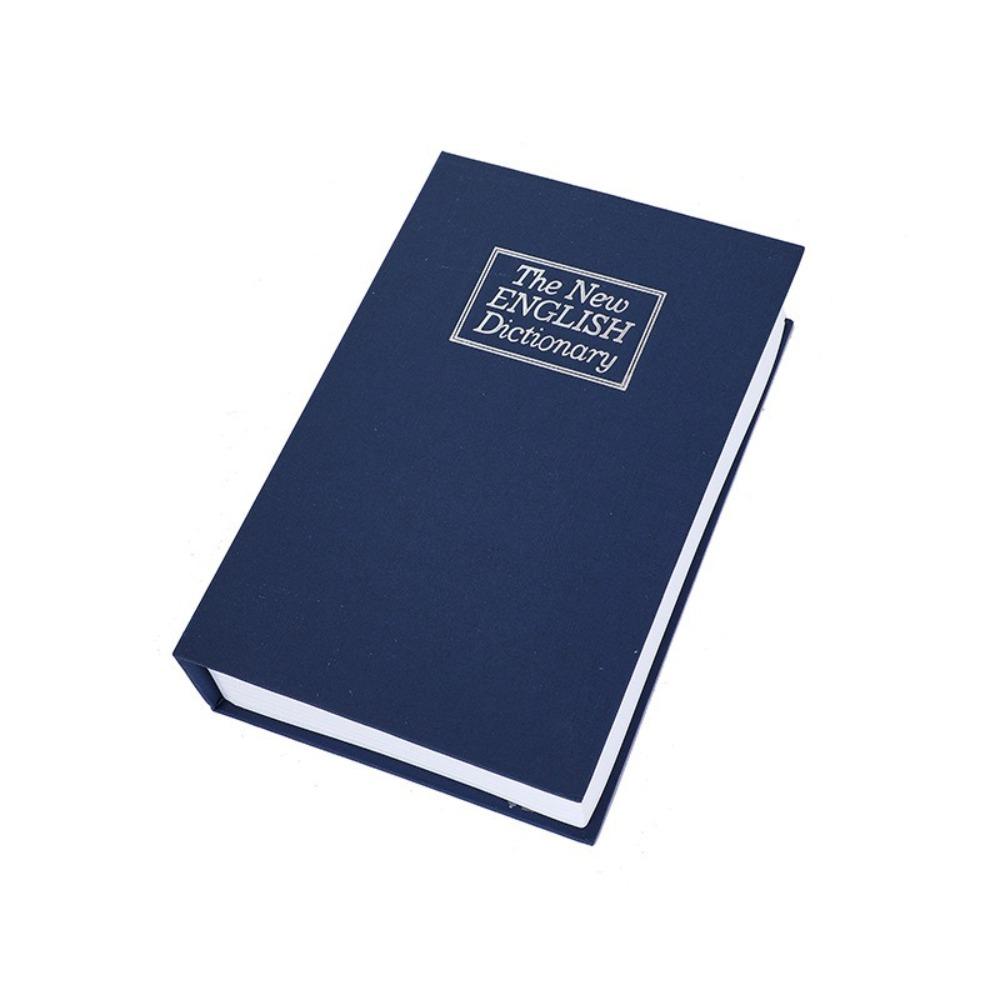 Hollow Book Piggy Bank with Lock Simulation Security Safe Lock Book Money Box  Valuables Storage