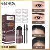 Eelhoe 2022 Professional Eye Brow One Step Eyebrow Stamp Shaping Kit Set Gel Stamp Makeup Kit Magic Eyebrow Stencils Eyebrow Brushes