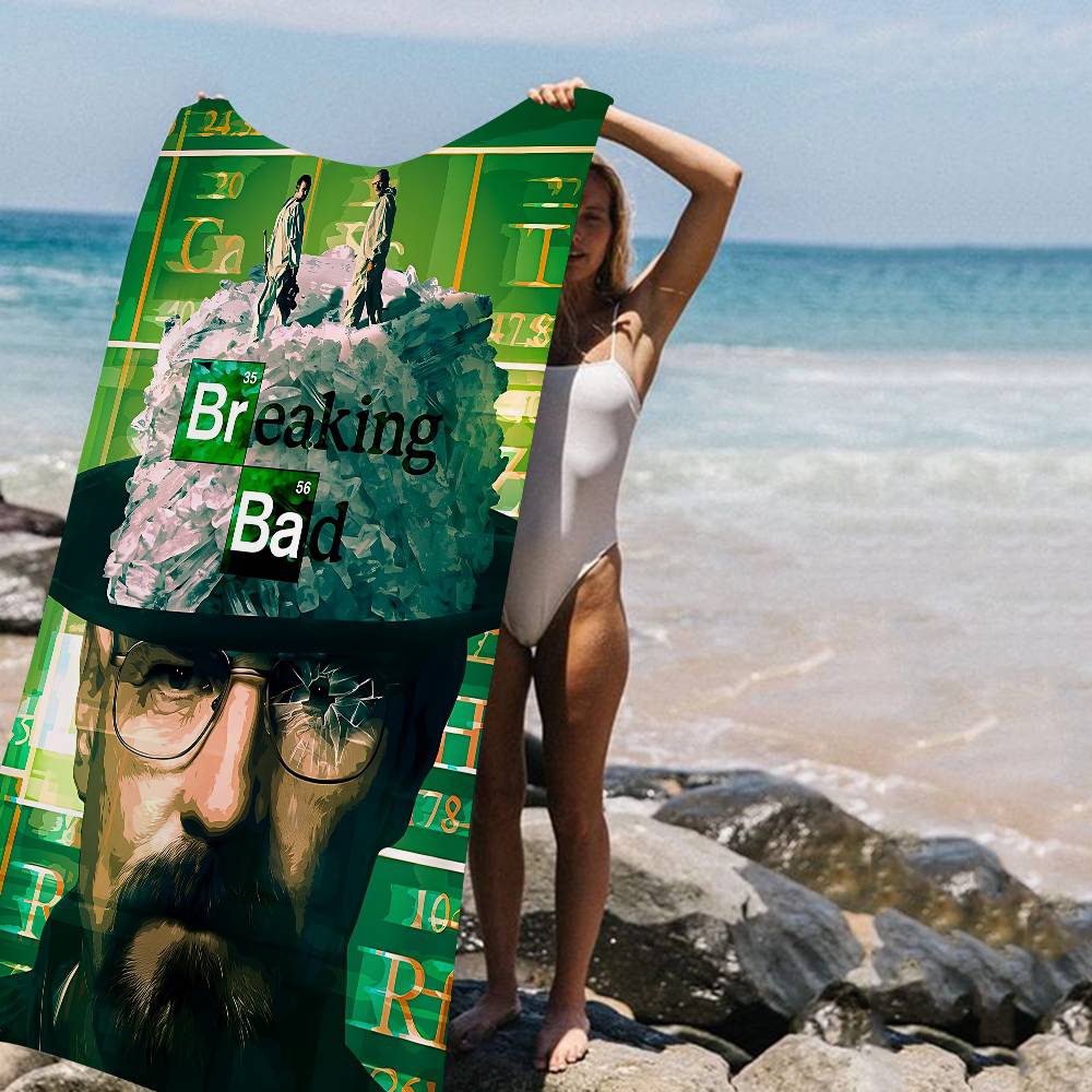 Breaking Bad TV Show Beach Towel Colorful Bath Towels For Girl Microfiber Quick Dry Sand Free Beach Yoga Spa Gym Pool