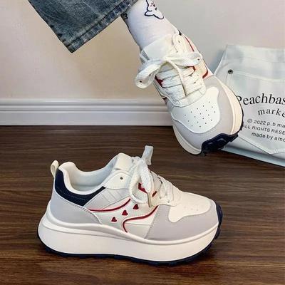 Женская спортивная обувь на высокой платформе Дешевая для ходьбы Повседневная Модная 2025 Качественная Для ежедневной носки Оригинальная Женская обувь Распродажа Y2k