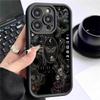 Черная винтажная лестница на Хэллоуин Чехол для iPhone 15/16/17 Pro Max