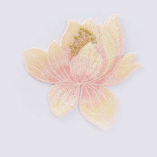 1 упаковка, аппликация в виде розы, нашивка в виде розы, вышивка лотоса, железная нашивка, аппликация, значок, тканевая наклейка, железная нашивка, швейные аксессуары