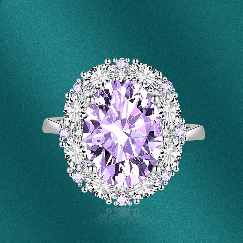 Sace Gems Винтажное роскошное кольцо с цирконием, женские ювелирные изделия, свадебный подарок для вечеринки