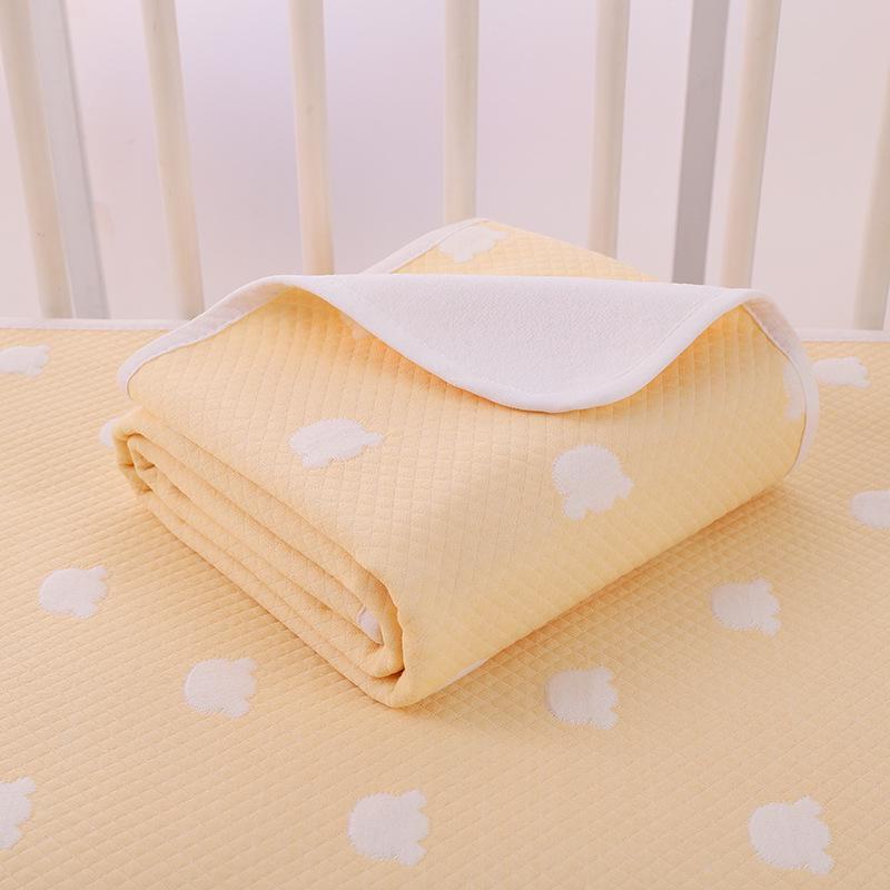 Водонепроницаемый дышащий детский хлопковый подгузник - моющийся, герметичный, большой матрас для кормления грудью