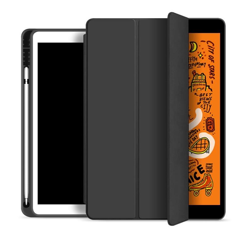 IPad 10 Case With Pencil Holder Mini 6 Air 4/5 12.9 Inch Tablet Silicone Soft Cover Shockproof Stand Function Auto