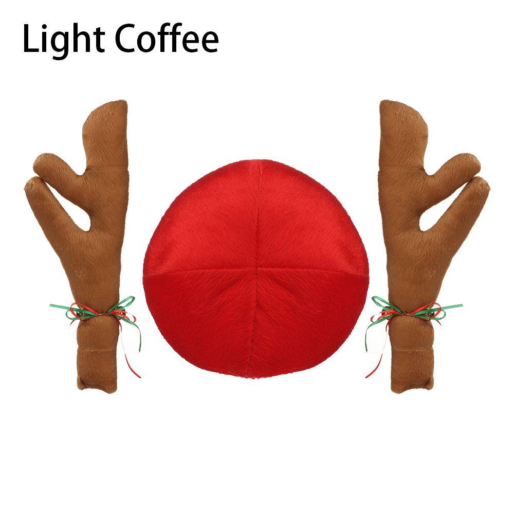 Auto Decorations Decoration Vehicle Ornament Christmas Supplies Christmas Ornament Elk Horn Car Decor