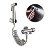 Toilet Sprayer Gun Stainless Steel Hand Bidet Faucet For Bathroom Hand Sprayer Shower Head Self Cleaning Bathroom Fixture