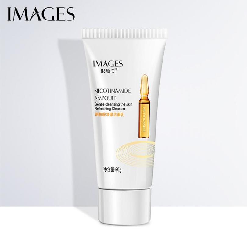 Images Никотинамид, аминокислота, гиалуроновая кислота, увлажняющее, увлажняющее, отбеливающее и против морщин, средство для умывания лица, очищающее средство