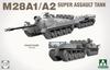 Takom Пластиковая модель сверхтяжелого штурмового танка TKO2210 1/35 M28A1/A2 (танк)