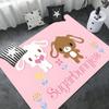S_sugarbunnies Anime Kawaii Bathroom Mat Retro Multiple Choice Living Room Kitchen Rug Non-Slip Bedside Mats