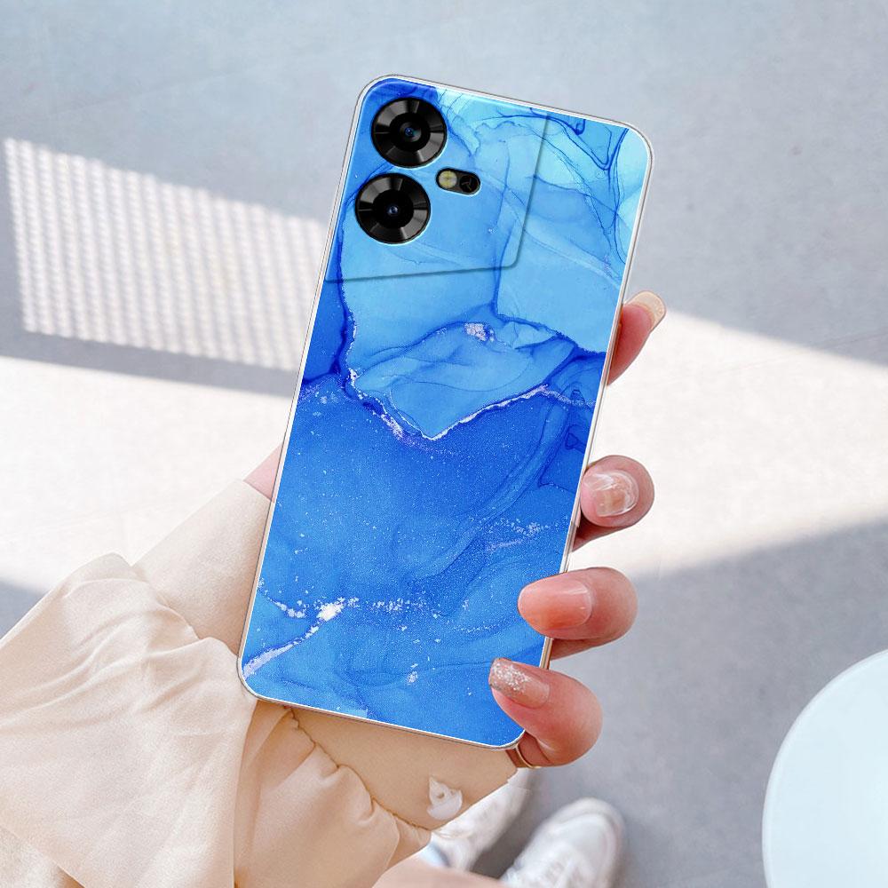 Чехол-крышка для Tecno Pova Neo 3 Прозрачные чехлы для Tecno Pova 5 Прозрачный силикон Мягкий ТПУ Чехол для Tecno Pova 4 4 Pro Pova 2 3 Funda