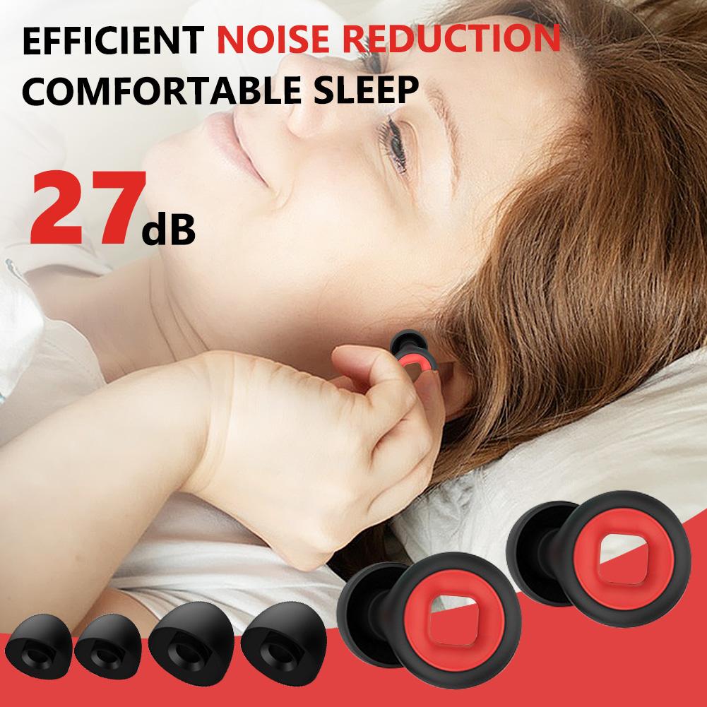 Moto Earplugs 27dB Noise Reduction Motorcycle Earplugs Ear Protector Reusable Silicone Ear Plugs for Sleeping Noise Cancelling