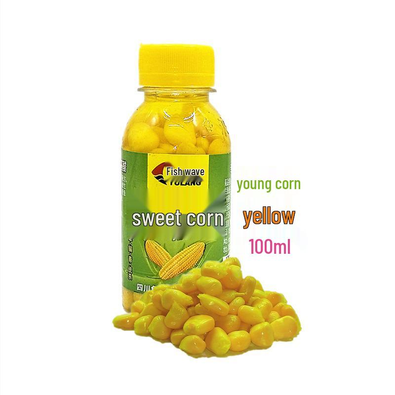 Yulang Sweet Corn Fishing Bait 100ml for Crucian, Carp, Grass Carp, and Bream - 240 Bottles